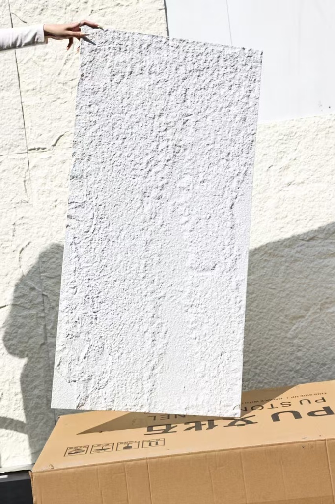 Placa PU / Cincelada Panel decorativo piedra 1200 x 600 x 15