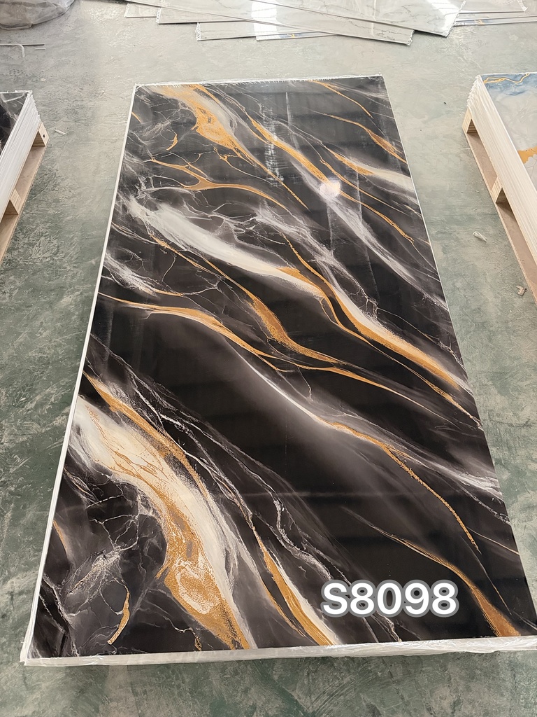 [8098] Placa Pvc (8098) Marmol UV 1.22 x 2.44 m