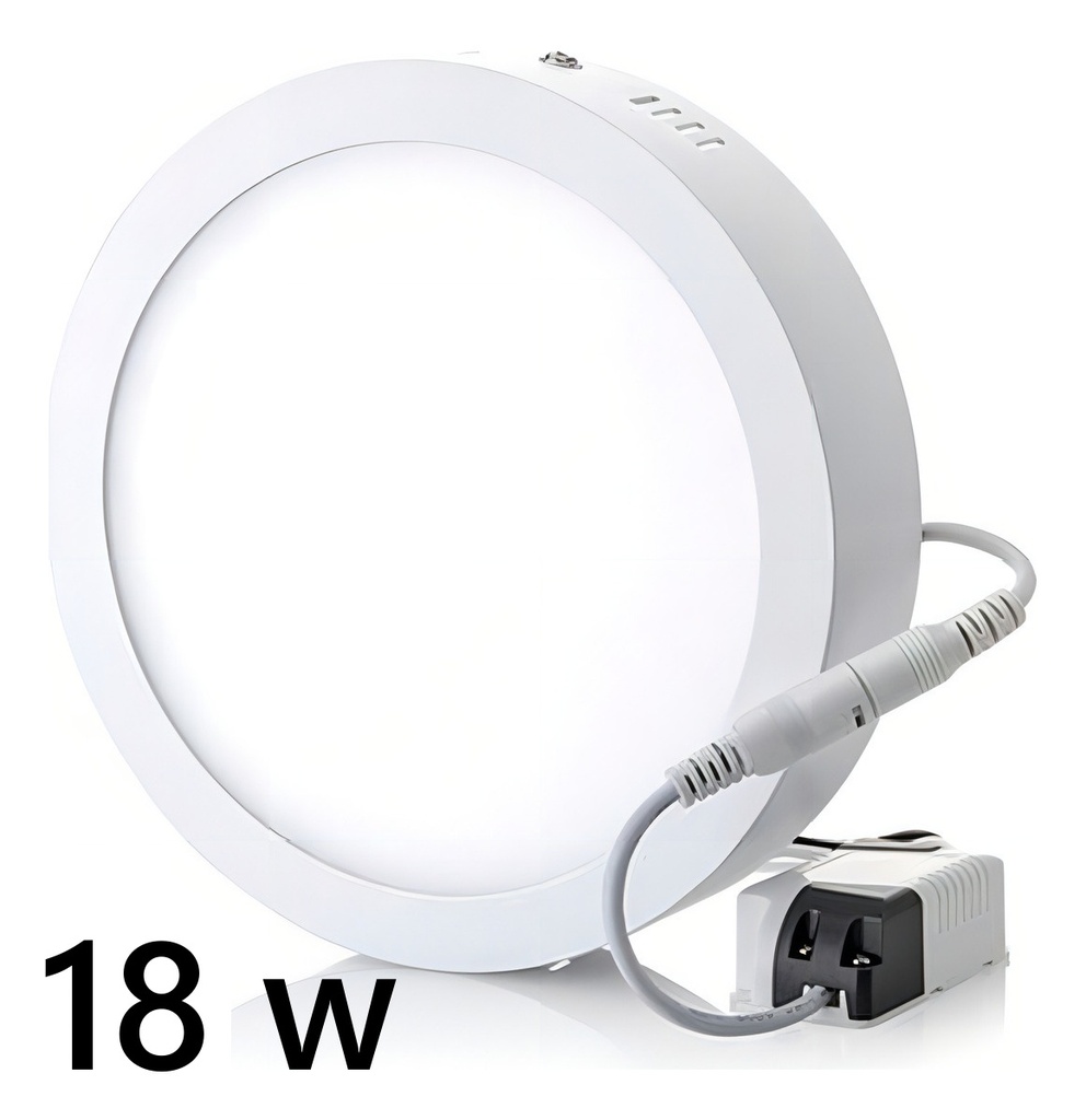 Lampara Plafon Led Sobrepuesto Redondo ( 18 w )