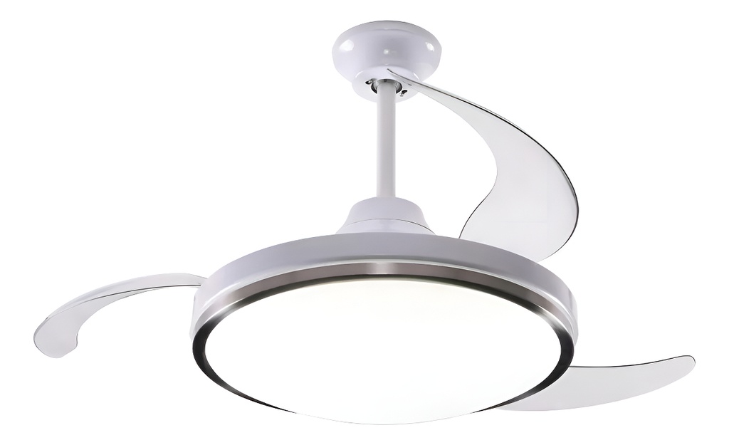 Ventilador De Techo Retractil Luz Led