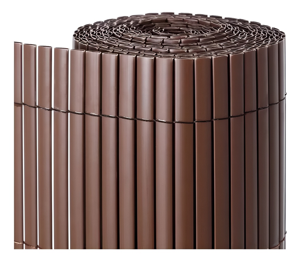 Cerco de PVC 1,80 m x 3 m (Marron)
