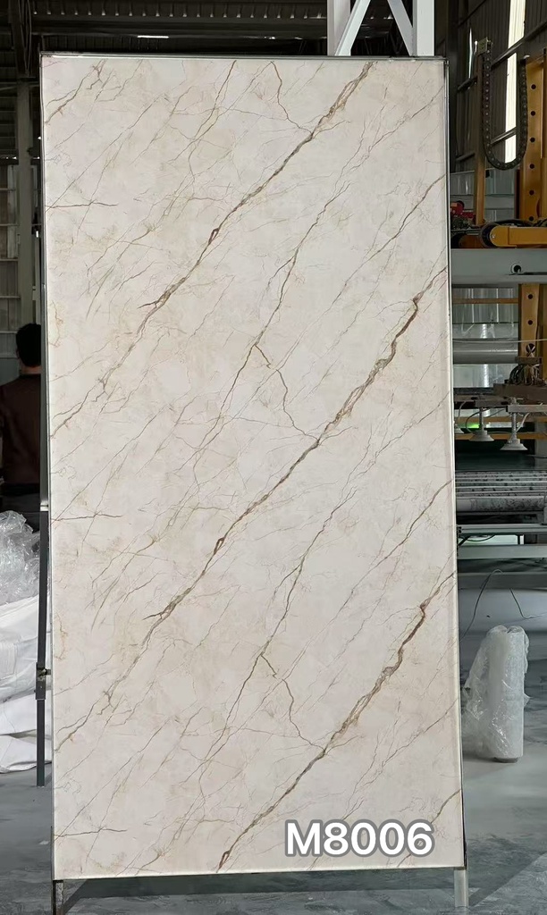 Placa Pvc (M8006) Marmol UV 1.22 x 2.44 m